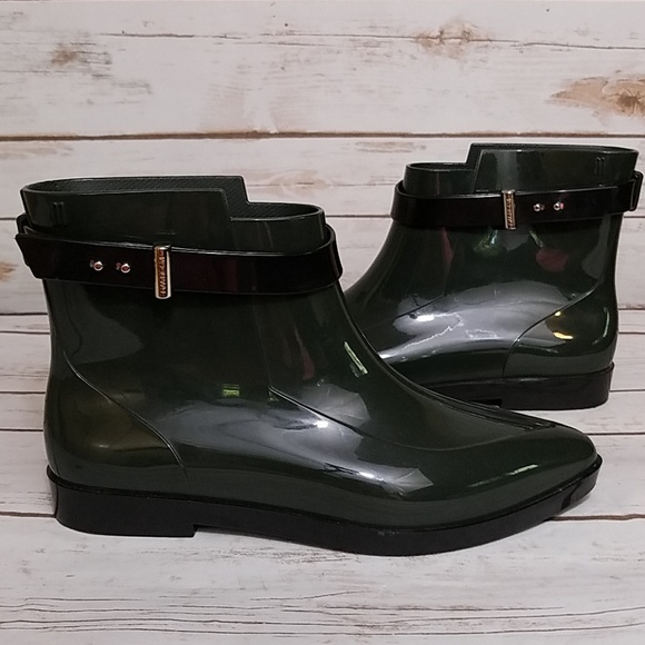 🚫SOLD Melissa + Jason Wu Rubber Ankle Boots - Picture 3 of 8